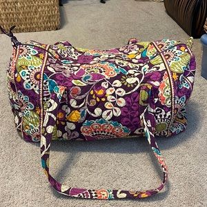 Large Vera Bradley purple Duffle bag